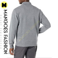 Sudadera Casual Unisex Oversize de Algodón/Fibra de Bambú con Cremallera de un Cuarto, con Capucha, Transpirable, para Invierno, con Logotipo Personalizado, de Alta Calidad