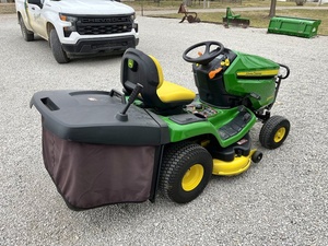 Tondeuse autoportée verte et jaune à essence monocylindre pour jardin domestique - Product Image 4