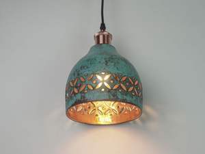 Lámpara Colgante de Cobre Refinado para Iluminación de Techo Moderna, que Mejora el Interior con un Brillo Sutil y un Resplandor Suave - Product Image 5