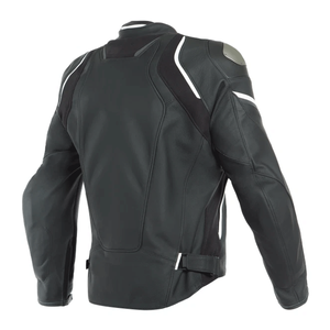 Men's Custom Breathable Winter Racing White Black Red Cowhide Leather High Performance Motorbike Jacket - Product Image 4