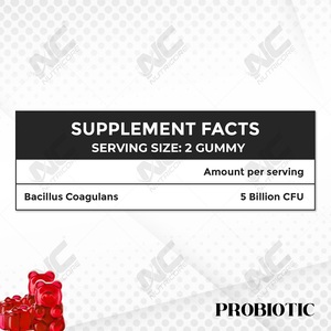 Gran Oferta, Excelente Calidad, Gomitas Probióticas Nutricore de Marca Privada, Bacillus Coagulans, 1 Gomita Diaria, Precio Directo de Fábrica - Product Image 3