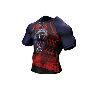 Rashguards Sublimados de Jiu Jitsu, Diseña Tu Propio Rashguard Personalizado de Manga Corta con Logotipo de Surf, MMA, BJJ - Product Image 5
