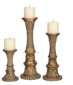 Home Decoration Pillar Metal Iron Scroll Design Luxury <b>Candle</b> <b>Holder</b> <b>Floor</b> <b>Standing</b> Metal Tall Iron <b>Candle</b> <b>Holder</b> - Product Image 2