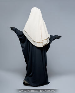 Factory Wholesale Polyester Khimar Muslim Women Hijab <b>Dress</b> Modest Wear Available In Multiple Colors Sizes And Custom Orders - Product Image 4