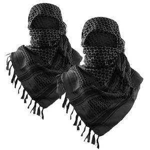 Shemagh Keffiyeh en toile solide 100% coton, personnalisé, doux pour la peau, imprimé numérique, foulard pour homme, couvre-chef arabe, toutes saisons - Product Image 5