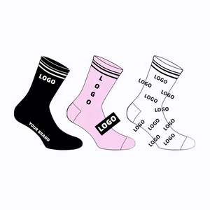 Unisex Fashion All-Size Athletic Ankle <b>Socks</b> Custom Logo Knitted Crew with <b>Soft</b> Cotton Outdoor Crew Anti-Bacterial Feature - Product Image 4