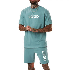 Nouveautés été Ensemble t-shirt et short pour homme personnalisé en 2 pièces DAKHA SPORTS Tissu tricoté Impression par transfert thermique - Product Image 1