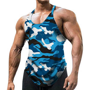 Chaleco deportivo personalizado con tirantes para hombre, camisetas sin mangas para hombre disponibles en varios colores y tamaños, chaleco de gimnasio - Product Image 1