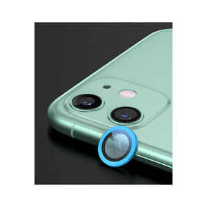 Film protecteur d'objectif d'appareil photo en verre trempé de qualité supérieure bleu CL-02 9H pour iPhone 12 Mini - Product Image 1