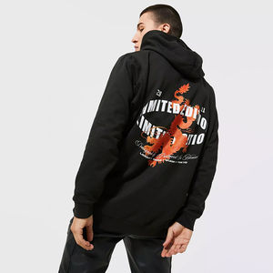 Sudadera con Capucha Unisex 100% Algodón al por Mayor, Sudadera de Forro Polar Personalizada para Invierno, Bordada, Ecológica, Transpirable para Hombre y Mujer, Estampado Sólido - Product Image 3