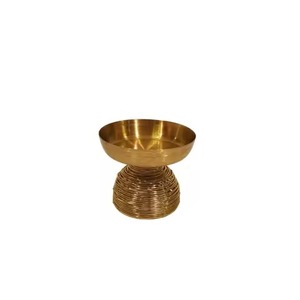 Exclusive Golden Metal Decorative Bowl Designed With Contemporary Detailing To Bring A Touch Of Luxury To Any Room - Product Image 3
