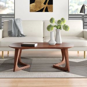 Table basse en bois artisanale unique au charme élégant conçue pour ajouter du caractère aux espaces de vie élégants - Product Image 5