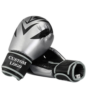 ถุงมือชกมวยหนัง16ออนซ์สำหรับผู้ใหญ่ถุงมือชกมวยแบบมีห่วงปิดแบบเต็มนิ้ว - Product Image 3