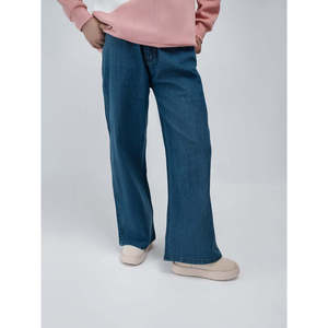 Pantalon en jean extensible taille mi-haute SCORPIUS au design simple, coupe large décontractée pour l'automne – WC325 Taille 2XL Respirant et lavable - Product Image 2