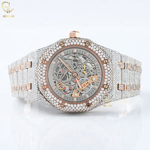 Best Selling Iced Out Stainless Steel Lab Grown Diamond With VVS Clarity Wrist <b>Watch</b> for Men - Product Image 6