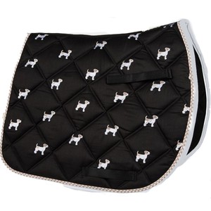 Sudadero de Media Silla Acolchado de Piel de Oveja Hecho a Medida, Superventas, Color Negro Clásico, Forro de Polialgodón, Relleno de Algodón, Venta al Por Mayor - Product Image 1