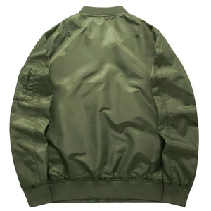 Chaqueta Bomber Utilitaria para Hombre, Resistente al Viento, Ligera, con Cierre, Puños Acanalados, Ropa de Trabajo Informal, Chaqueta de Moda Urbana - Product Image 2