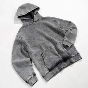 <b>hoodies</b> Custom Blank Regular Fit Luxury Gsm Grey <b>Black</b> Vintage Distressed Wholesale <b>Men</b> Acid Wash Hoodie Reasonable Price - Product Image 6