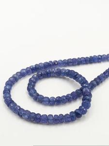 Perles de Tanzanite facettées Lustre LD, transparentes, identiques aux images, 14 pouces, haute qualité, 5-6mm, évaluation tierce, cadeau bijoux - Product Image 4