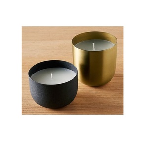 Top Selling Custom <b>Empty</b> Stainless Steel Candle <b>Jar</b> Handmade in India for Home Wedding or Christmas Decoration - Product Image 1