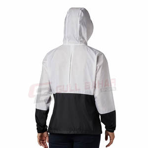 Veste coupe-vent pliable pour femme avec capuche pour les voyages d'hiver, la randonnée et les jours de pluie avec doublure en nylon-Vêtements de plein air - Product Image 2