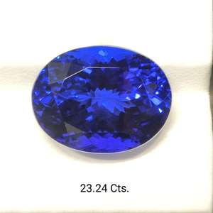 Tanzanite naturelle à facettes taille ovale pierre précieuse bijoux à bricoler soi-même utiliser des pierres précieuses de taille calibrée en vrac à des prix abordables en vrac - Product Image 1