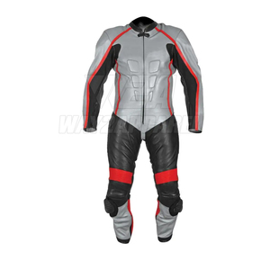 Cómodo traje de moto Traje de moto de cuero pesado Traje de moto a prueba de viento de alta calidad - Product Image 5