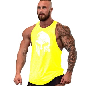 Camiseta de gimnasio para hombre, camiseta Muscle Fit para hombre, chaleco con tirantes para culturismo, ropa, camisetas musculares para hombre - Product Image 2