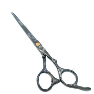 Ciseaux de coiffeur en acier inoxydable de salon professionnel de haute qualité avec pointe de lame tranchante ciseaux de coupe de cheveux droits en gros - Product Image 1