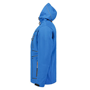 Indemand Polyester Outdoor Softshell Veste à capuche avec fermeture éclair Veste élégante de haute qualité coupe-vent légère avec logo personnalisé - Product Image 5
