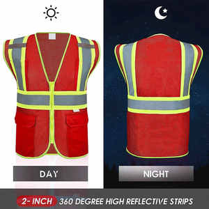 New Arrivals Professional Design Reflective Safety Wear Hoodies for Men Oversized Construction <b>Vest</b> - Product Image 3