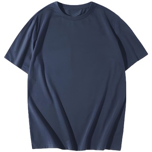 Camiseta de Manga Corta Transpirable, Bordada, Ecológica, 100% Algodón Orgánico, 220g, Lisa, de Alta Calidad, Talla Grande para Hombre - Product Image 1