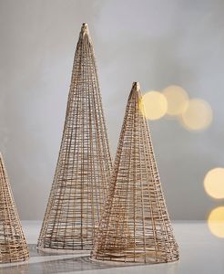 The Quality Collection <b>Iron</b> Wire New Design Xmax Christmas Trees-Eco-Friendly & Lightweight Tabletop Base for Indoor Home Decor - Product Image 3
