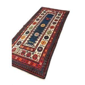 Kiaan Blue Hand Knotted Wool <b>Rug</b> Geometric Pattern for Home-Paem-555 by Jaipur <b>Rugs</b> US - Product Image 2