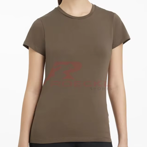 Camiseta de montar de alta calidad para mujer, venta al por mayor, tecnología de tela avanzada, ajuste flexible transpirable, gestión de la humedad ecuestre - Product Image 1