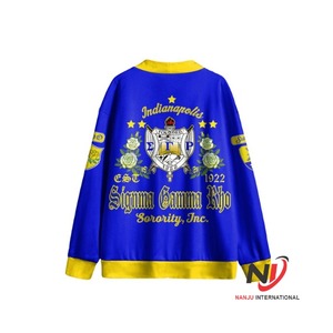 Jersey de mujer con bordado de hermandad Sigma Gamma Rho de calidad superior | Jersey de mujer de seda personalizado con bordado de hermandad - Product Image 2