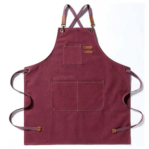 <b>Men</b> Women Heavy Duty Adjustable Cotton Canvas <b>Aprons</b> Kitchen <b>Cooking</b> - Product Image 2