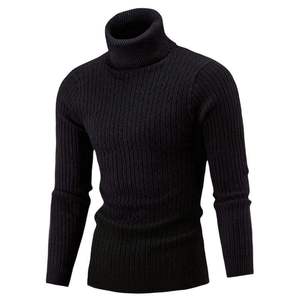 Pull à col roulé pour hommes, vêtements de tous les jours, pull chaud pour l'hiver, mode douce, coupe ajustée, décontracté, manches longues, élégant et respirant - Product Image 2