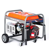 Générateur d'essence portable 5 kW YM6800 190F 420 cc, alternateur en cuivre, démarrage manuel ou électrique, avec kit de roues