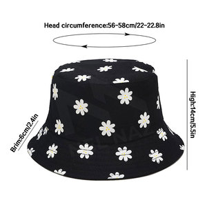 Nouveau design de chapeau seau de sport à séchage rapide été prix de gros vêtements de sport Logo imprimé motif paille fourrure matériel chaîne - Product Image 6