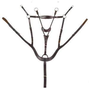 Pechera de Polo Ajustable de Cuero, Arnés Equino Resistente, Soporte Estable y Fuerte, Equilibrio para Montar, Comodidad para Entrenamiento al Aire Libre - Product Image 4