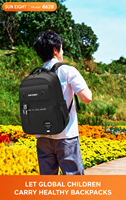 SUN EIGHT Sac à dos scolaire extra large de 20 pouces pour les étudiants du lycée et du collège, sac à dos léger pour ordinateur portable, modèle 8628
