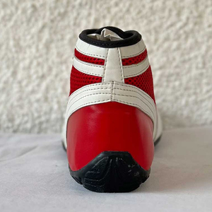 Customizable Men's Professional Wrestling Shoes Durable Breathable <b>Leather</b> Rubber <b>Insole</b> Flat Design for Winter Sports - Product Image 5