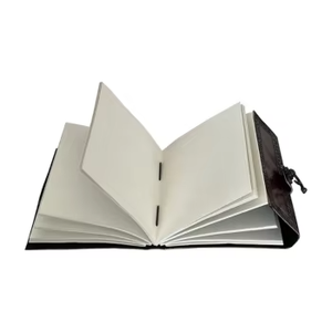 Top Selling Vintage Antique Blue Genuine Leather Journal with Lock & One Stone Chakra Embossed Personal Organizer for Men Women - Product Image 5