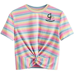 เสื้อยืดครอปสำหรับผู้หญิงเสื้อยืดครอปแขนสั้นผลิตโดยคอลเลกชันพระคุณ - Product Image 1