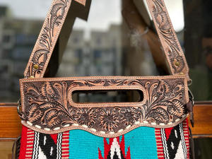 Nuevo bolso de mano con flecos Jacquard multicolor Sling bohemio azteca tela diseñador bolso elegante superventas para mujer - Product Image 3