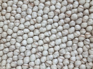 Alfombra de lana gruesa hecha a mano para sala de estar, dormitorio, pila alta, Kilim, patrón abstracto, técnica de mechones, lana Natural - Product Image 3