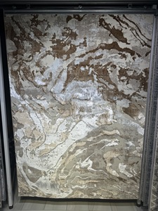 พรมปูพื้นโพลีเอสเตอร์ลายกอลเดนมูนพรมปูพื้นแบบแอบสแตรกพรมขนาดใหญ่บุนวมกันลื่นใช้ในบ้าน - Product Image 5