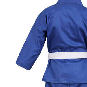 Conjuntos de Uniformes de Karate Unisex Personalizados, Elásticos, Transpirables, 100% Algodón, Ropa Deportiva de Artes Marciales, Alta Calidad, Precio Razonable - Product Image 3