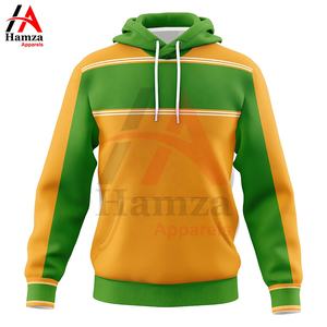 Stylish <b>Yellow</b> for Color Block <b>Hoodies</b> Made Soft 280 GSM 100% Cotton Fleece Fabric Featuring Drawstring Hood Classic Fit - Product Image 3